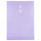 JAM Paper 9.75" x 14.5" Lilac Plastic Button String Open End Envelopes, 108ct.